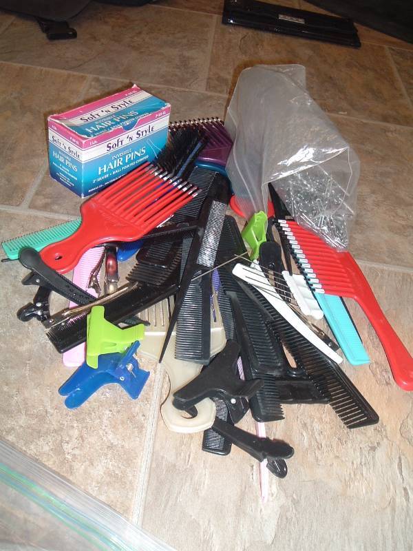 lot 361 image: Combs, Clips, Pins, and Picks