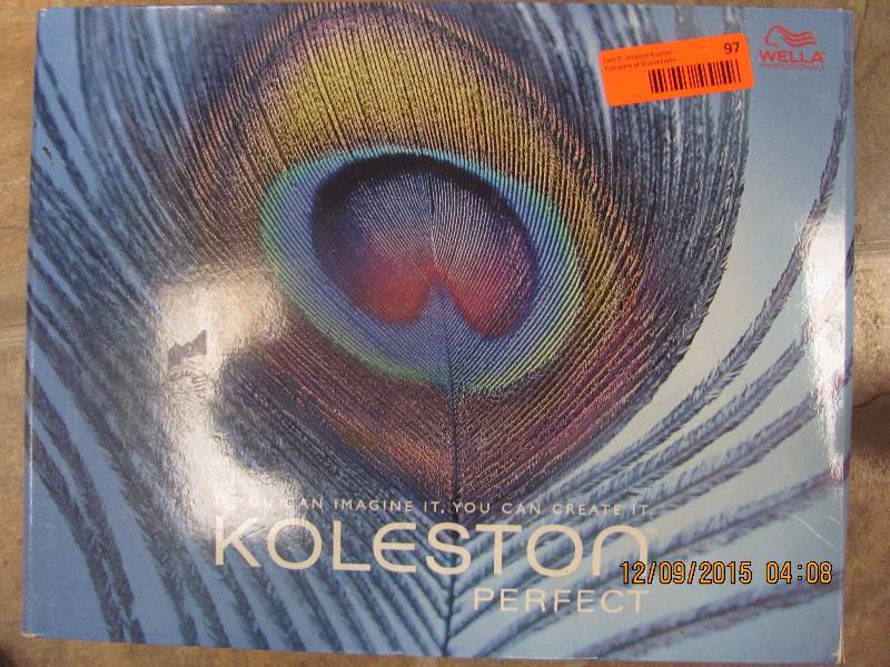 lot 97 image: Wella Color Swatch Book