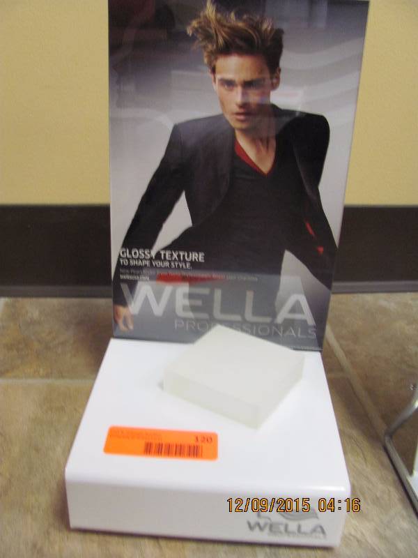 lot 120 image: Wella Product Display Stand
