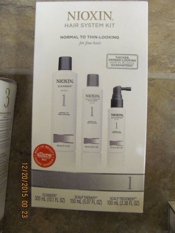 lot 158 image: Nioxin hair System Kit  New