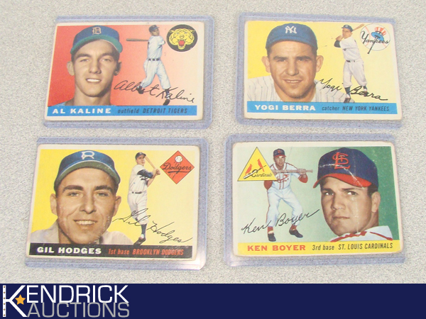 4 - 1955 Topps Baseball More Valuable Star Cards