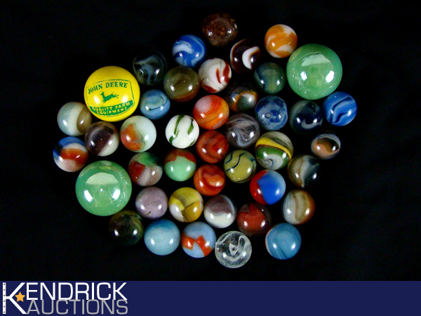 40 Vintage Higher End Marbles