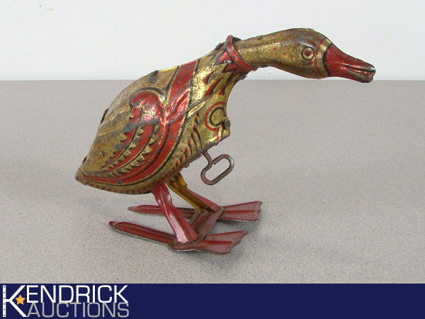 1920s Tin Louis Marx Golden Goose Wind Up Toy