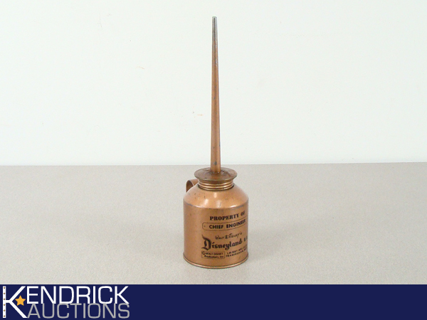 Vintage Walt Disneys Disneyland Chief Engineer Oil Can