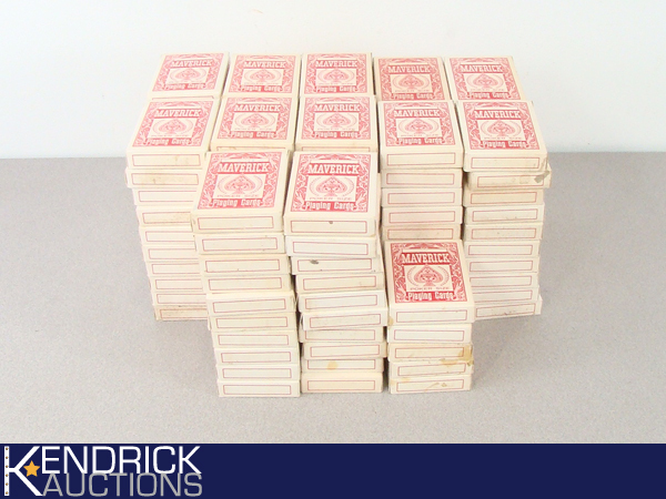 125 Decks of Vintage NOS Maverick Playing Cards