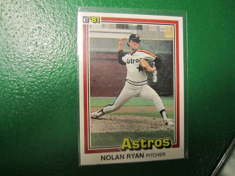 1981 Donruss Nolan Ryan card...