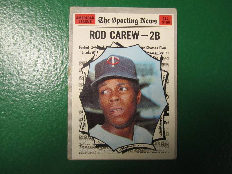 1970 Topps Rod Carew card...