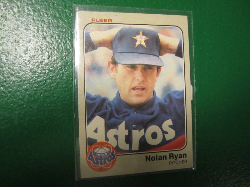 1983 Fleer Nolan Ryan card...