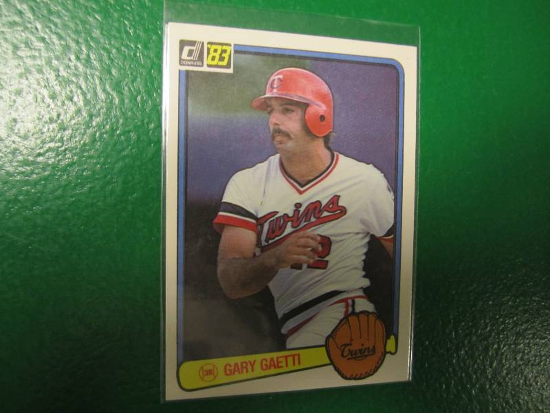 1983 Donruss Gary Gaetti rookie car...
