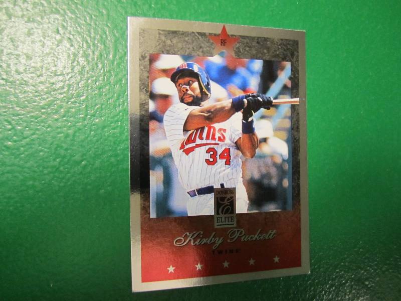 1997 Donruss elite Kirby Puckett ca...