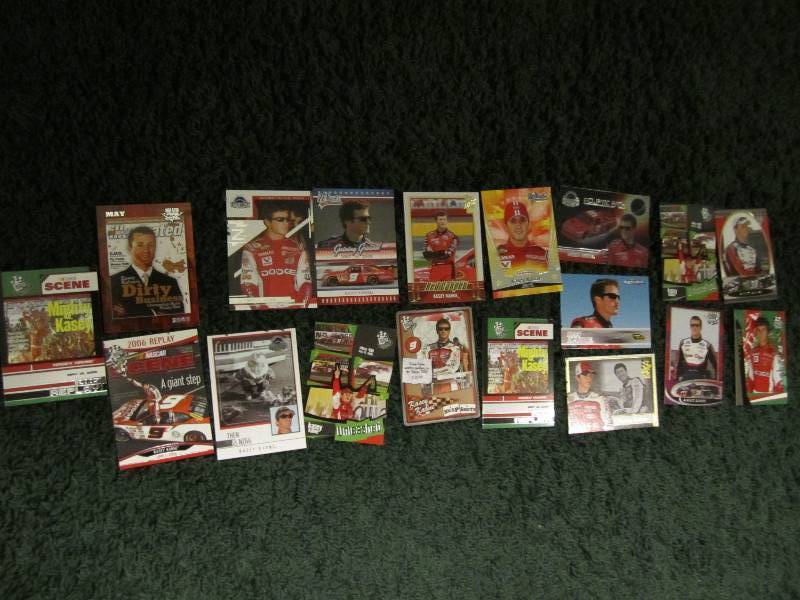 18 Kasey Kahne cards...