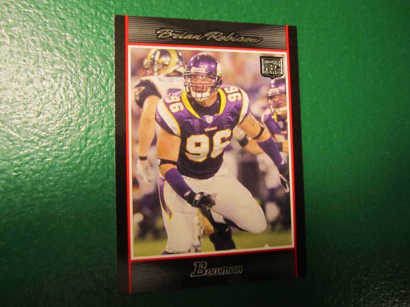2007 Bowman Brian Robison rookie ca...