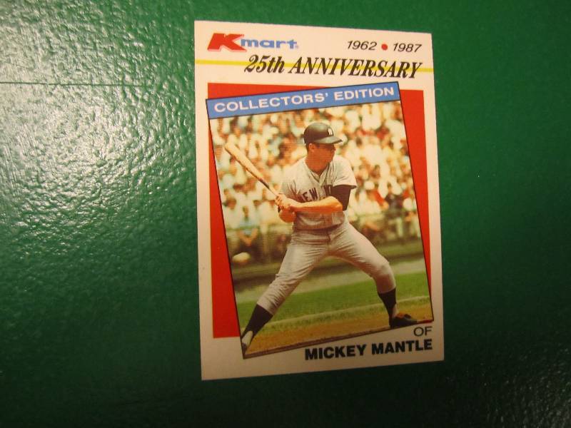 1987 Mickey Mantle card...