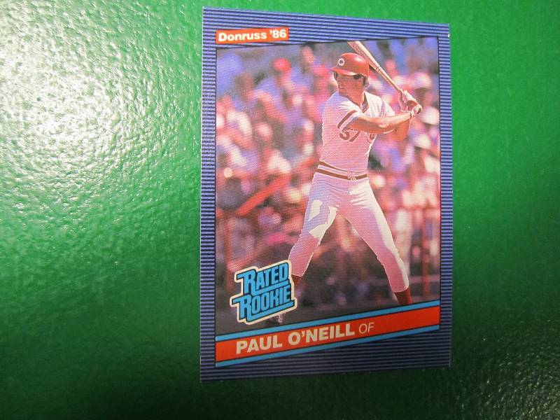 1986 Donruss Paul Oneill rookie car...