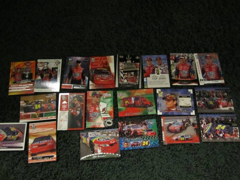 20 Jeff Gordon cards...