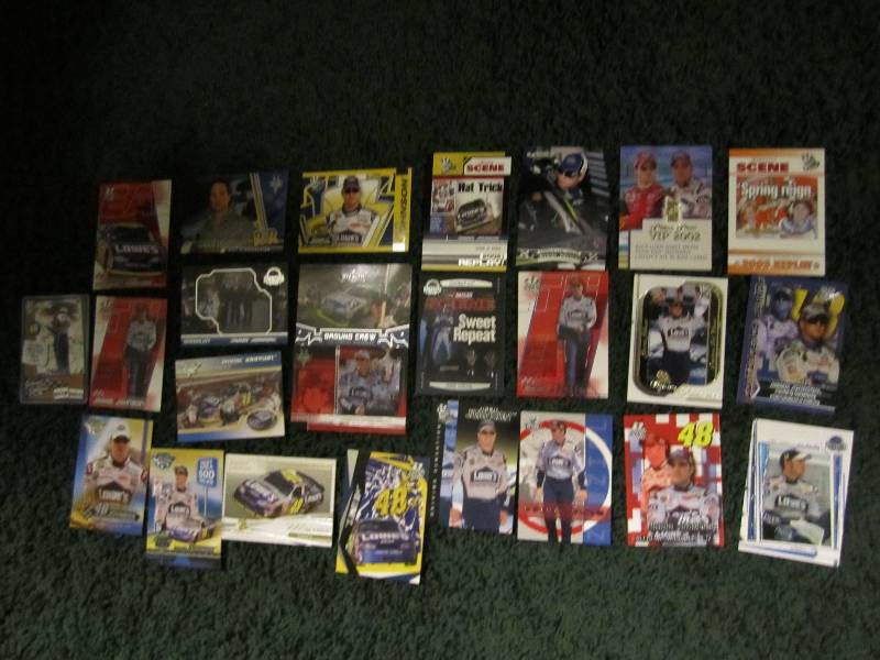 25 Jimmie Johnson cards...