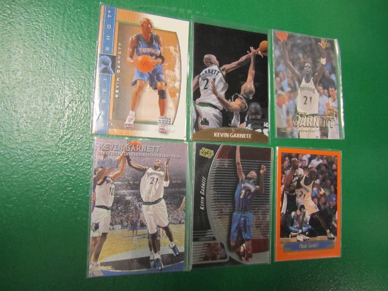 6 Kevin Garnett cards...
