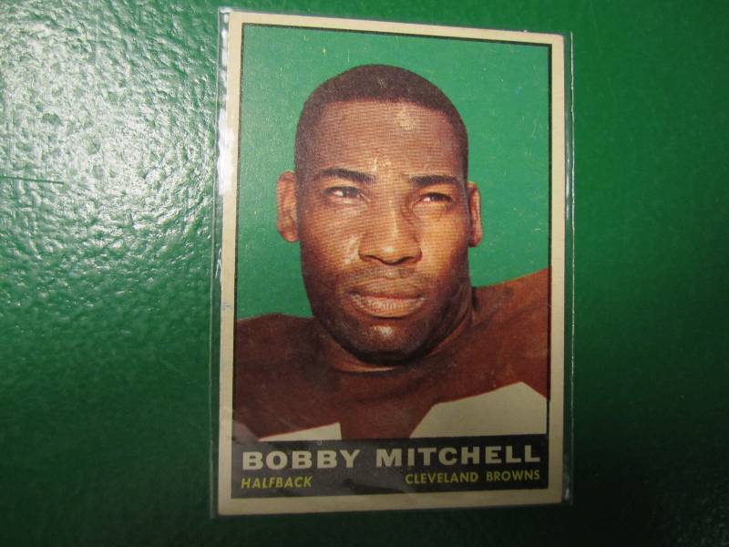 1961 Topps Bobby Mitchell card...