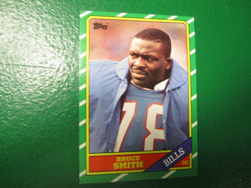 1986 Topps Bruce Smith rookie card...