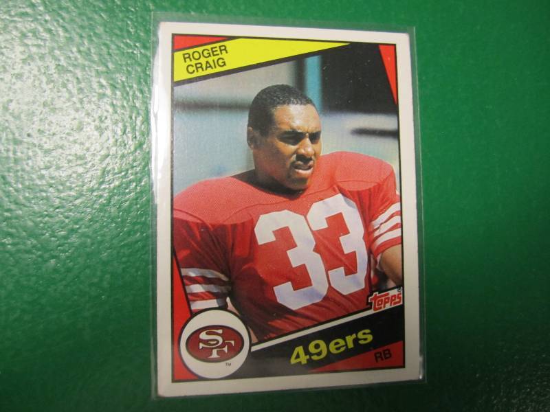 1984 Topps Roser Craig rookie card...