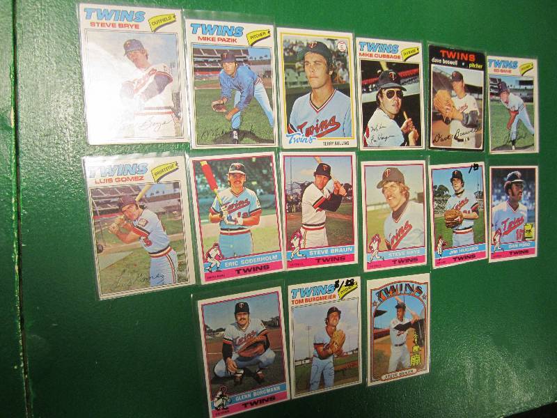 Lot of 1970s Minnesota Twins cards...