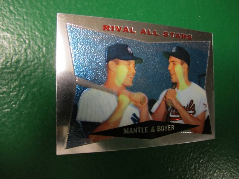 1997 Topps Mantle finest Mantle and...
