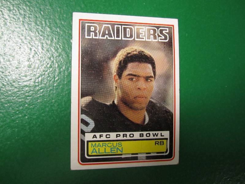 1983 Topps Marcus Allen rookie card...