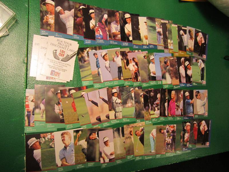 Lot of 1991 Pro Set PGA tour cards...