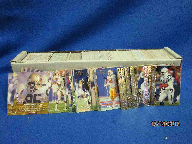 Box of Pacific Football cards...