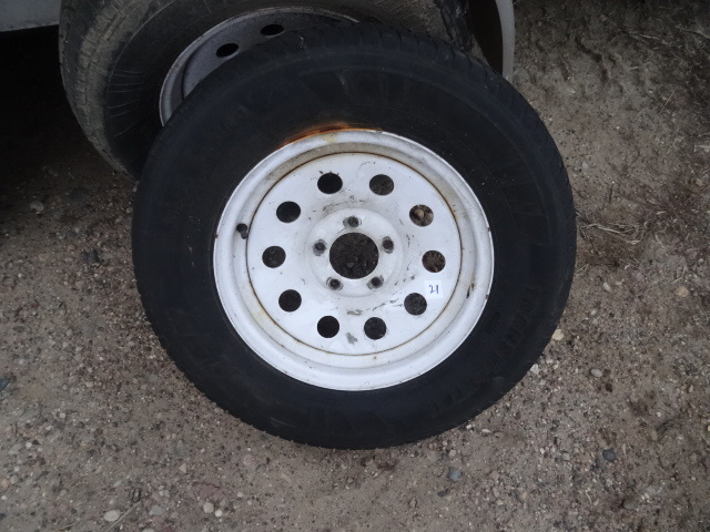 Spare trailer tire