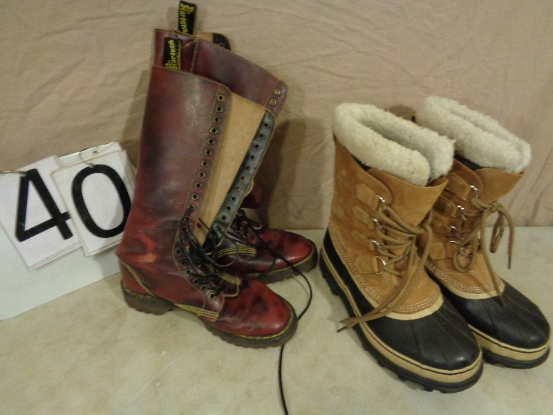 lot 40 image: Doc Martens and Sorel Boots