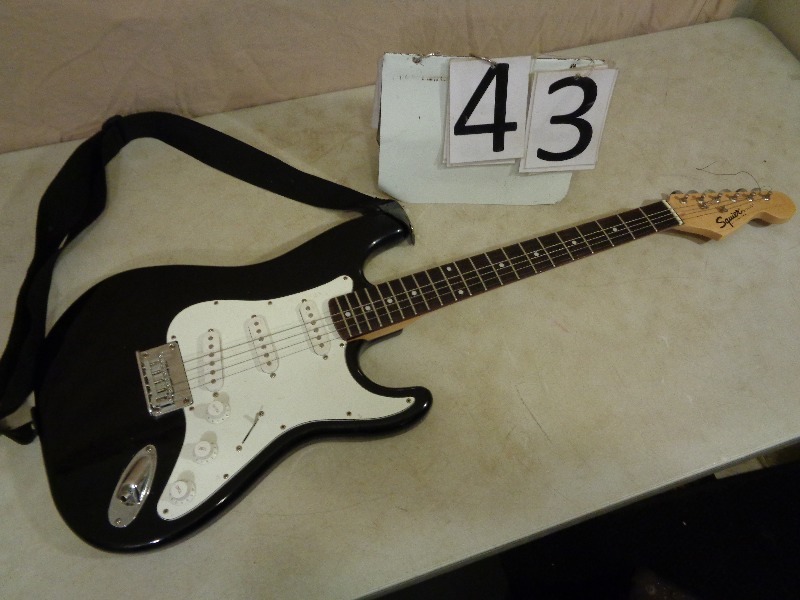 lot 43 image: Fender Squire Bullet Guitar