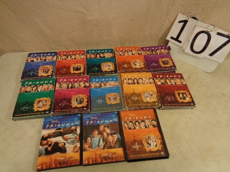 lot 107 image: Friends DVD Sets