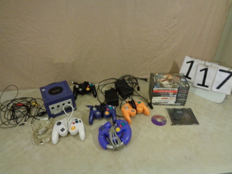 lot 117 image: Gamecube System, Games, and More