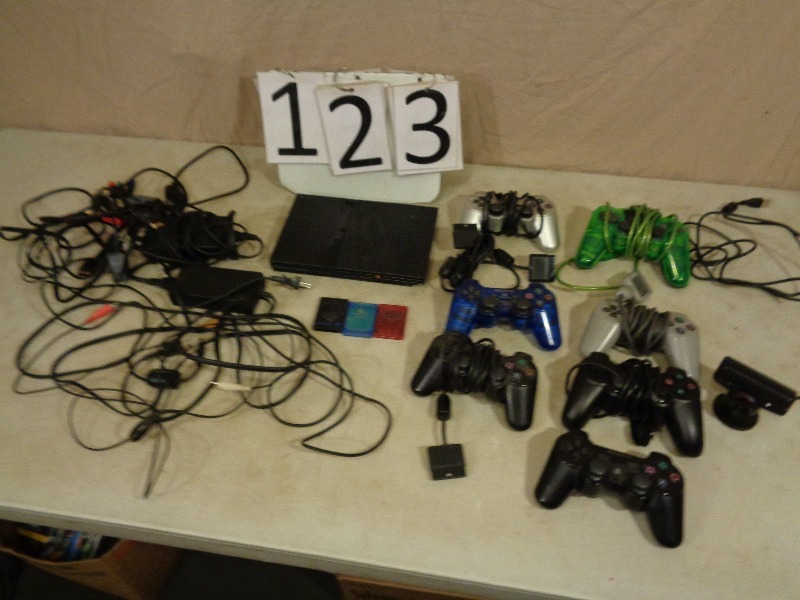 lot 123 image: Playstation 2 Gaming System and More