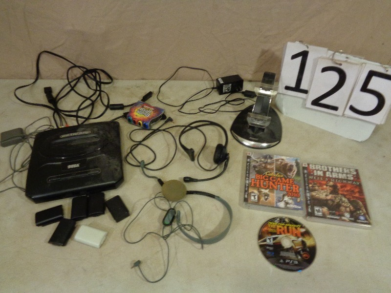 lot 125 image: Sega Genesis, Playstation 3 Games, and More