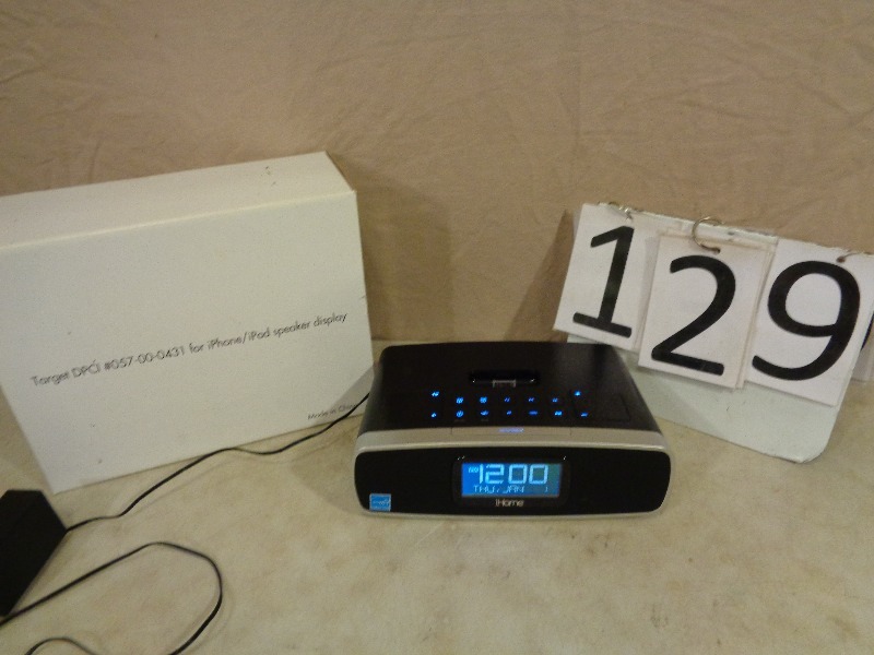 lot 129 image: IHome IPhone  IPod Station