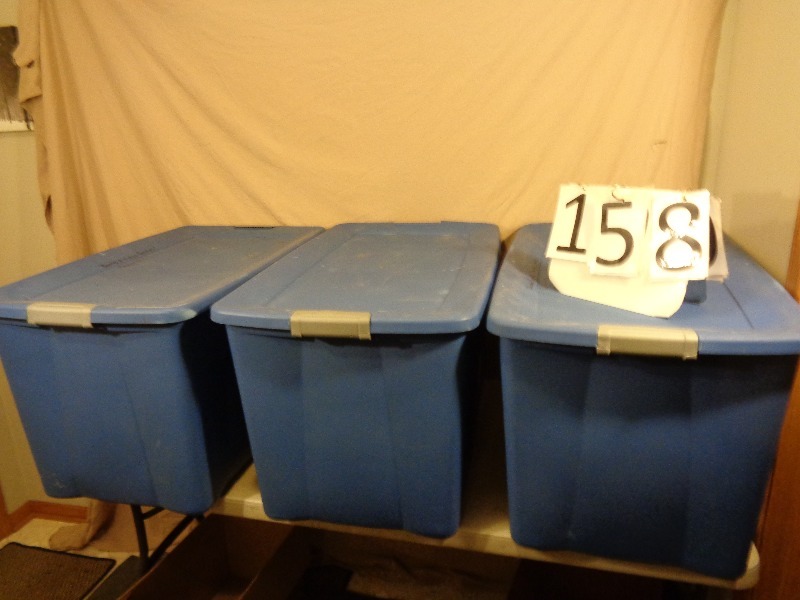 lot 158 image: 3 Totes