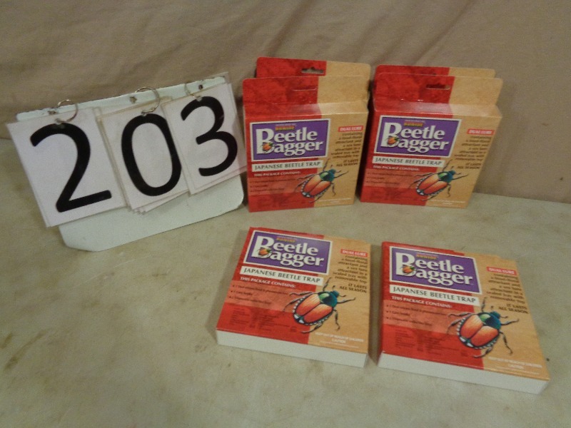 lot 203 image: New Beetle Bagger Traps