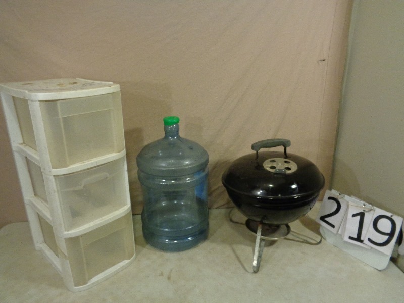 lot 219 image: 3 Drawer Organizer and More