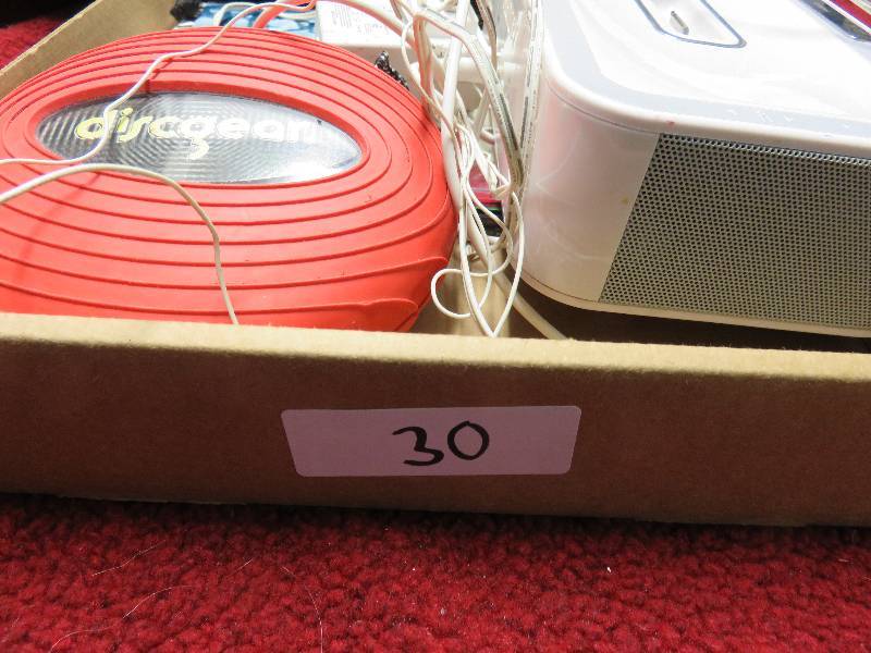 lot 30 image: CDs and docking station