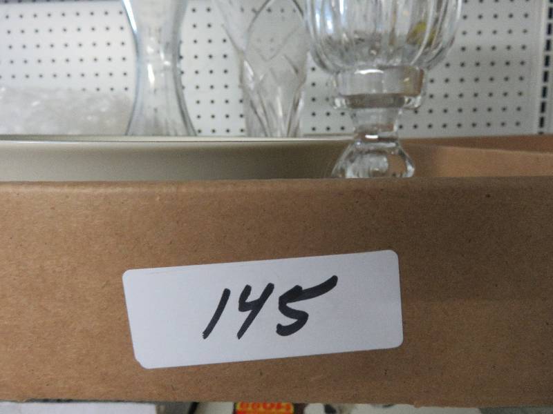 lot 145 image: vintage glass