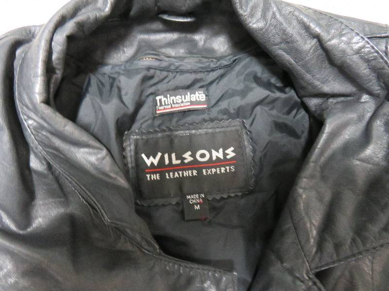 lot 158 image: long wilson leather coat