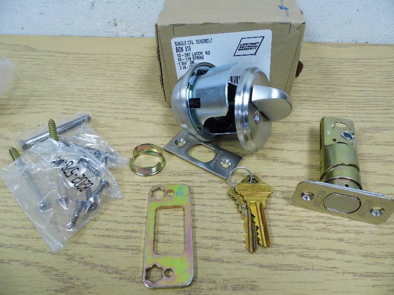 Single Cylinder Deadbolt
