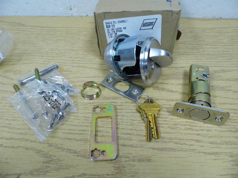 Single Cylinder Deadbolt