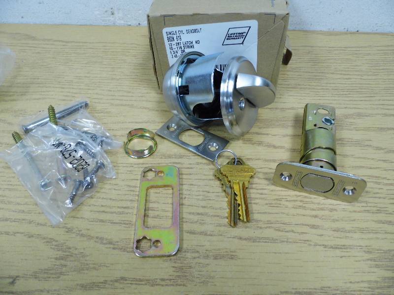 Single Cylinder Deadbolt