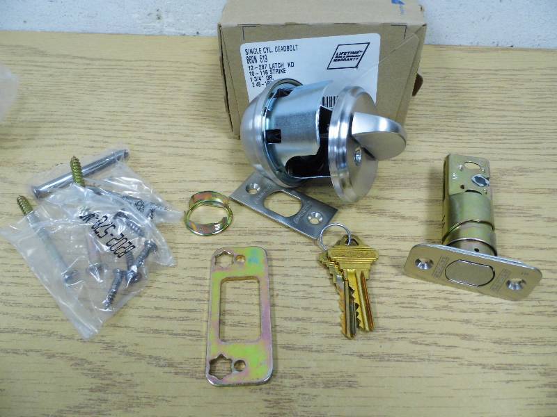 Single Cylinder Deadbolt