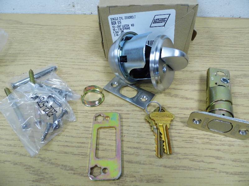 Single Cylinder Deadbolt