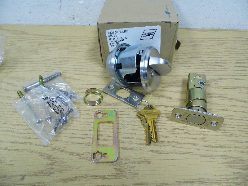 Single Cylinder Deadbolt