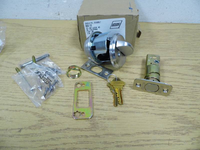 Single Cylinder Deadbolt